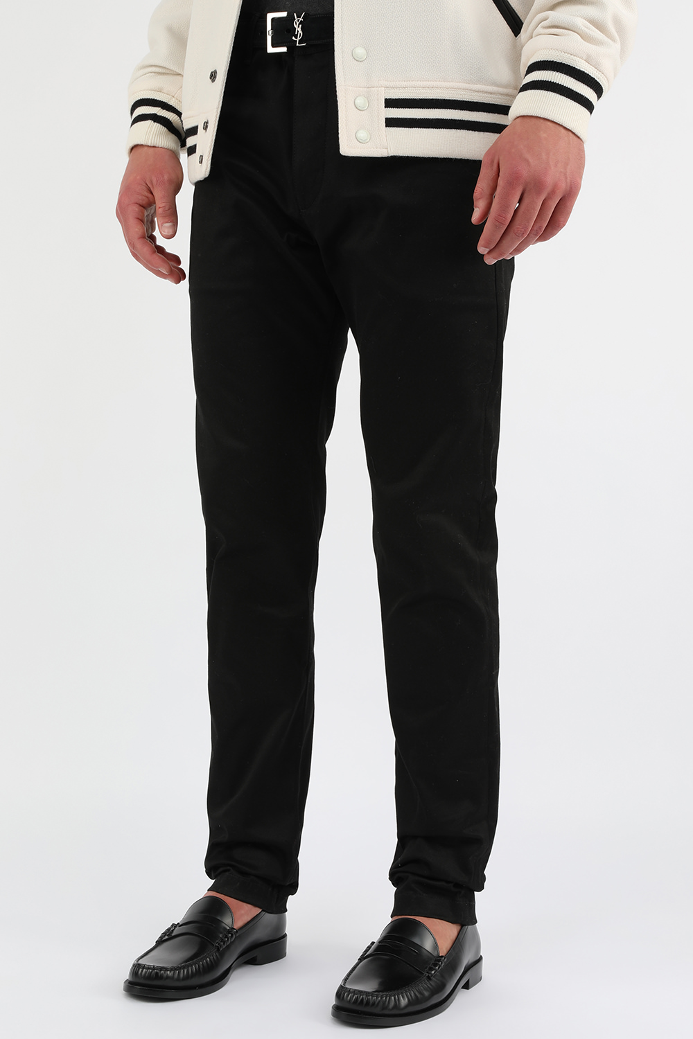 נעלי מוקסין מעור שחור